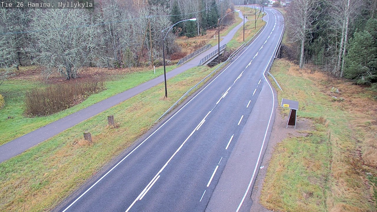 Kelikamerat Kuva Tie 26 Hamina, Myllykylä, Hamina, Kymenlaakso