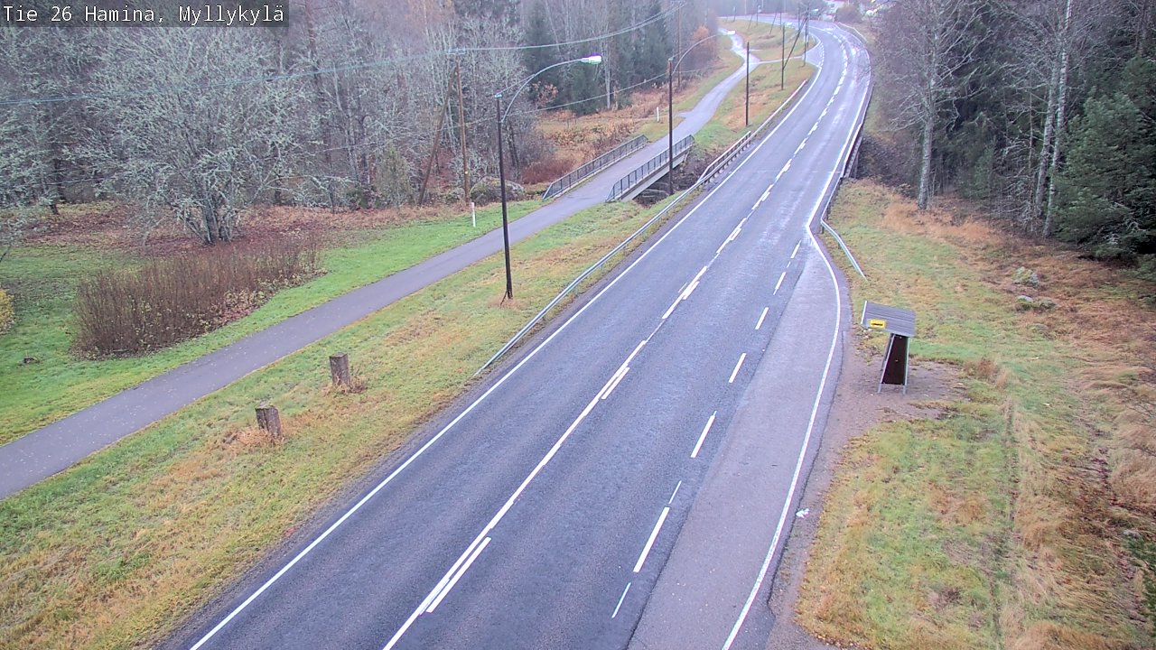 Kelikamerat Kuva Tie 26 Hamina, Myllykylä, Hamina, Kymenlaakso
