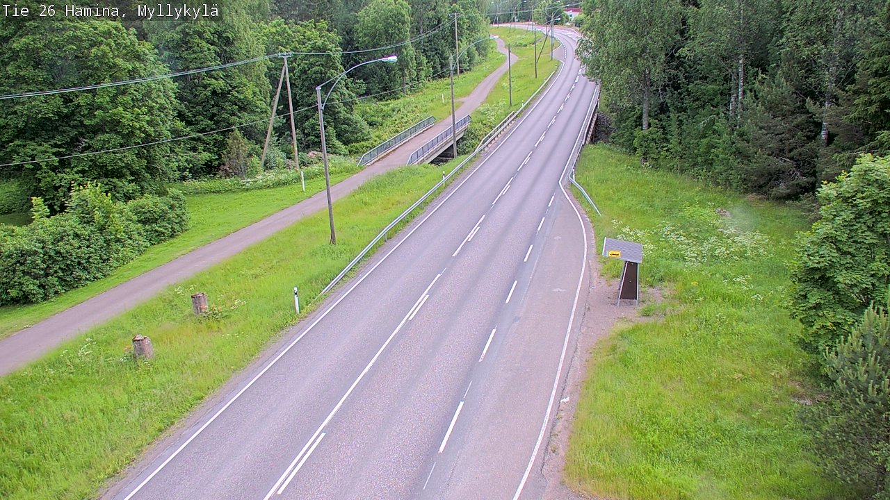 Kelikamerat Kuva Tie 26 Hamina, Myllykylä, Hamina, Kymenlaakso