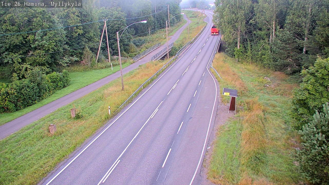 Kelikamerat Kuva Tie 26 Hamina, Myllykylä, Hamina, Kymenlaakso