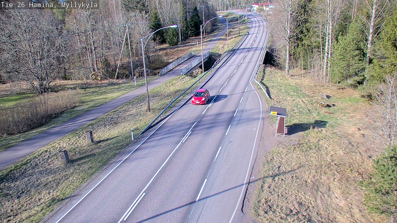 Kelikamerat Kuva Tie 26 Hamina, Myllykylä, Hamina, Kymenlaakso