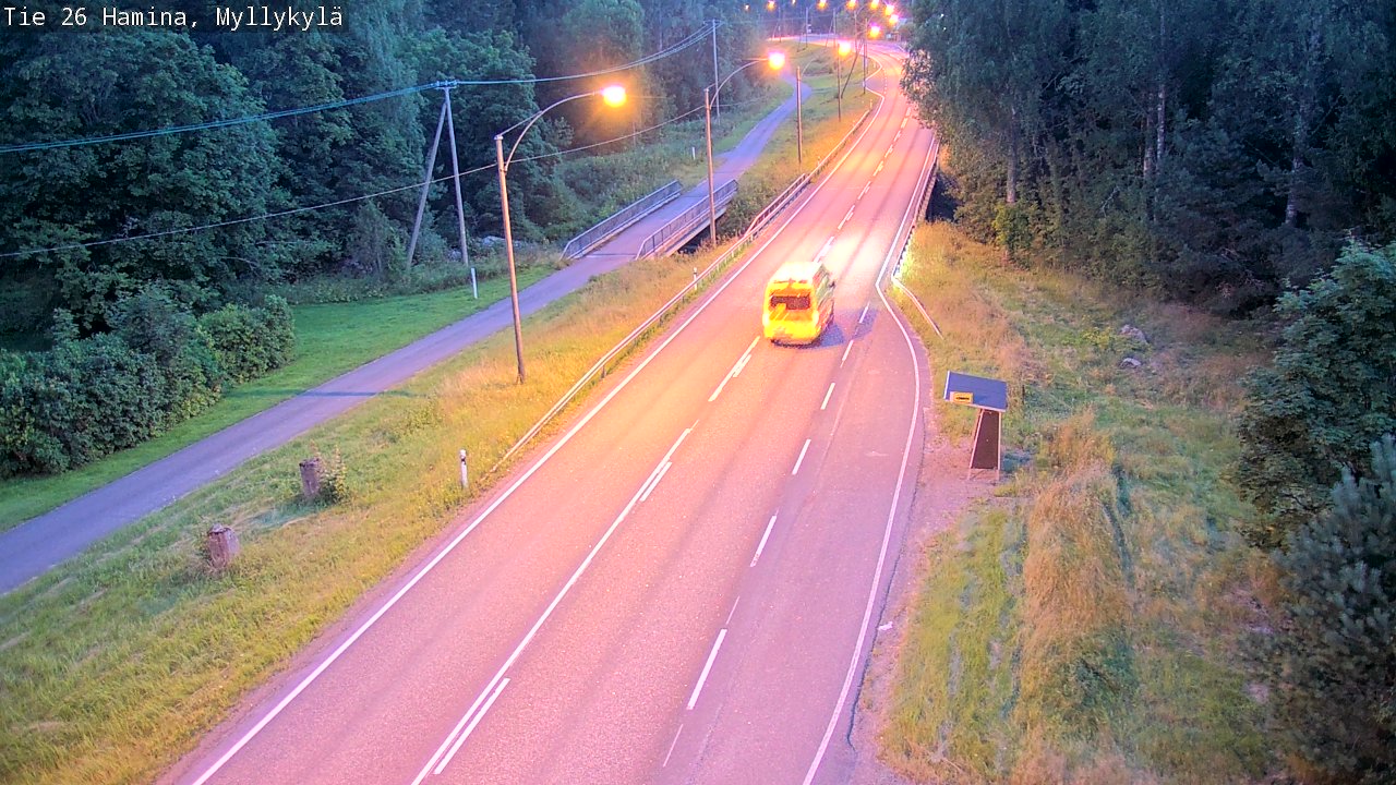 Kelikamerat Kuva Tie 26 Hamina, Myllykylä, Hamina, Kymenlaakso