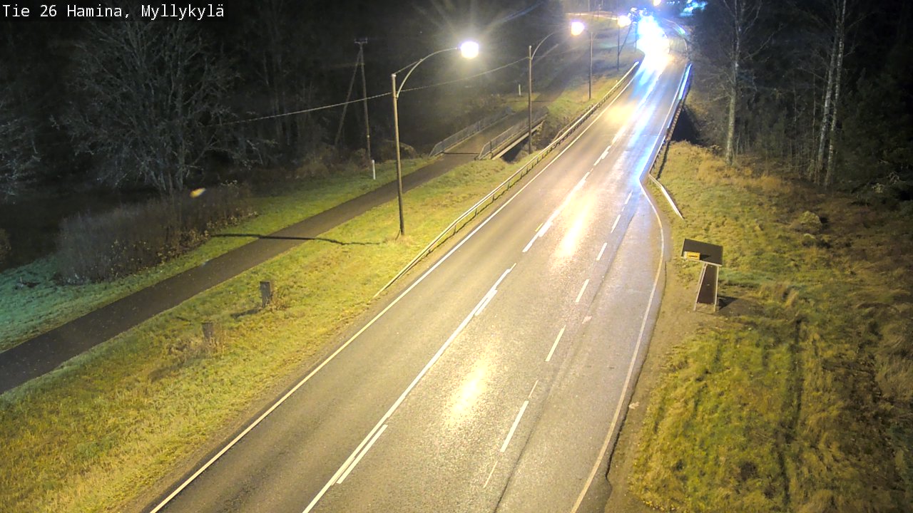 Kelikamerat Kuva Tie 26 Hamina, Myllykylä, Hamina, Kymenlaakso