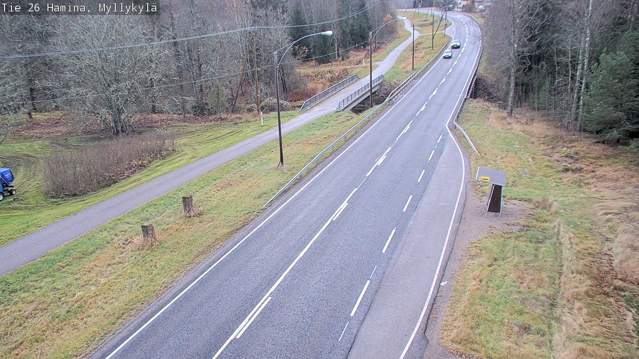 Kelikamerat Kuva Tie 26 Hamina, Myllykylä, Hamina, Kymenlaakso