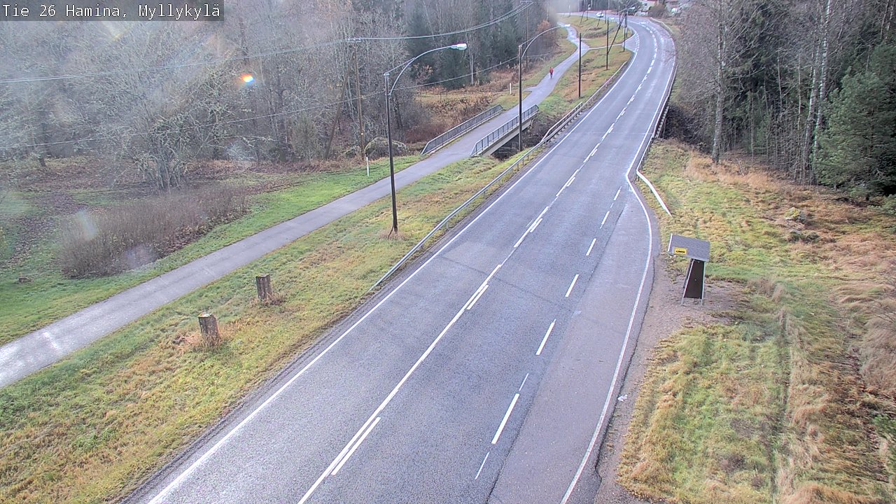 Kelikamerat Kuva Tie 26 Hamina, Myllykylä, Hamina, Kymenlaakso