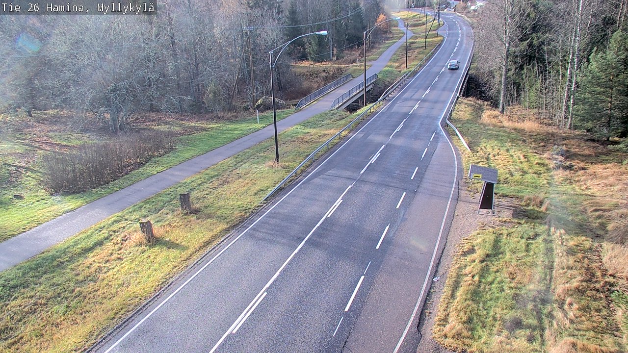 Kelikamerat Kuva Tie 26 Hamina, Myllykylä, Hamina, Kymenlaakso