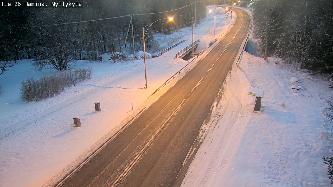 Kelikamerat Kuva Tie 26 Hamina, Myllykylä, Hamina, Kymenlaakso