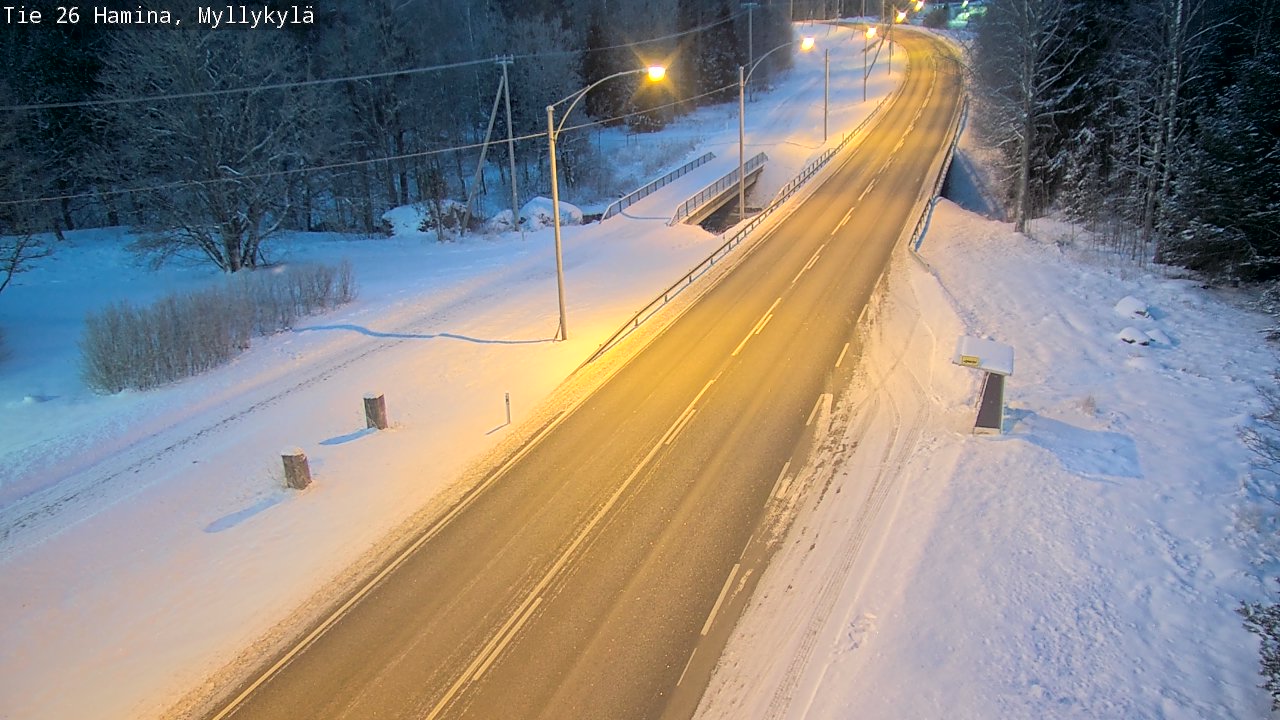 Kelikamerat Kuva Tie 26 Hamina, Myllykylä, Hamina, Kymenlaakso