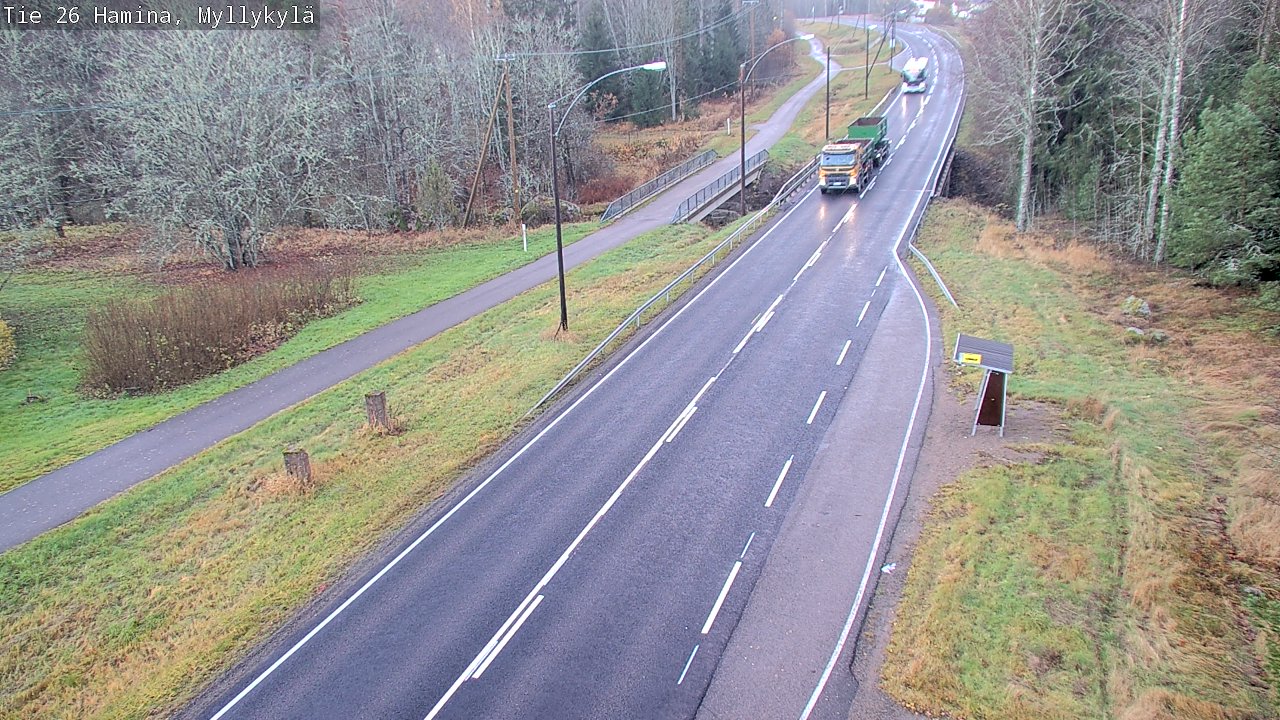Kelikamerat Kuva Tie 26 Hamina, Myllykylä, Hamina, Kymenlaakso