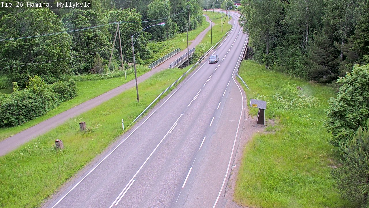 Kelikamerat Kuva Tie 26 Hamina, Myllykylä, Hamina, Kymenlaakso