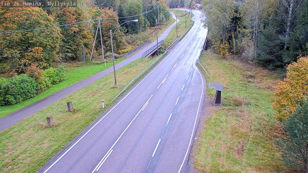 Weather Camera Image Road 26 Hamina, Myllykylä, Hamina, Kymenlaakso