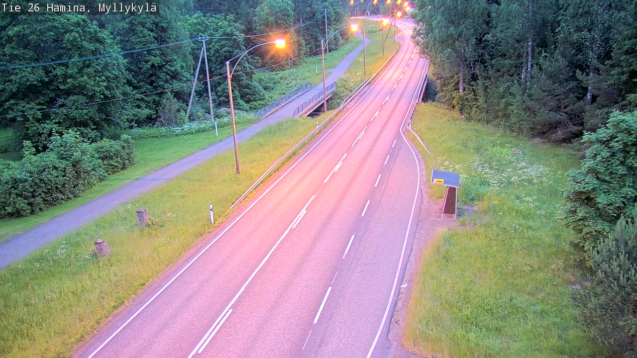 Kelikamerat Kuva Tie 26 Hamina, Myllykylä, Hamina, Kymenlaakso