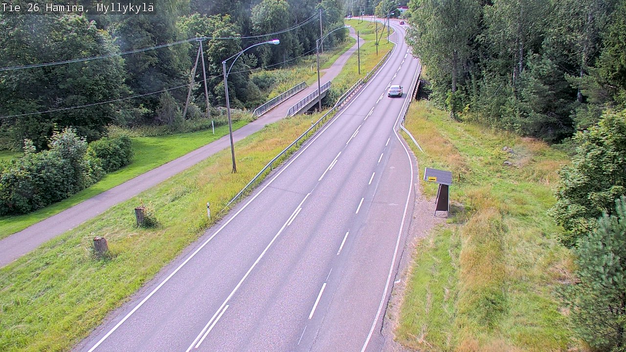 Kelikamerat Kuva Tie 26 Hamina, Myllykylä, Hamina, Kymenlaakso