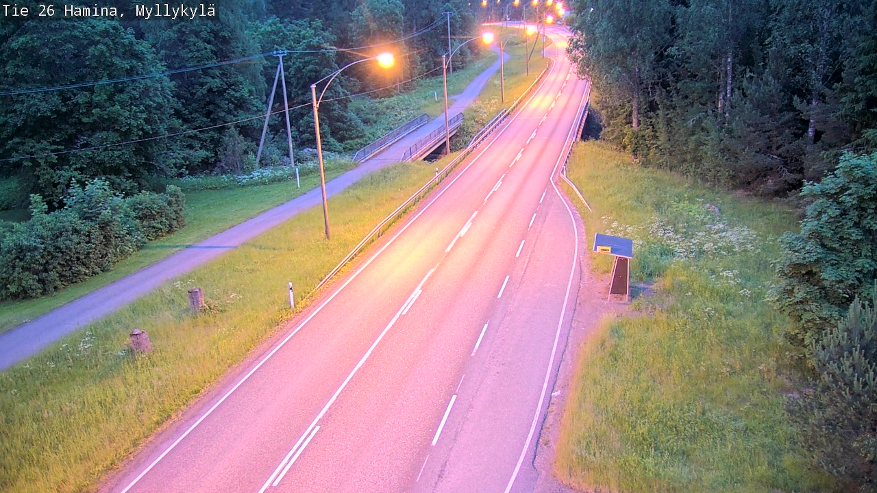 Kelikamerat Kuva Tie 26 Hamina, Myllykylä, Hamina, Kymenlaakso
