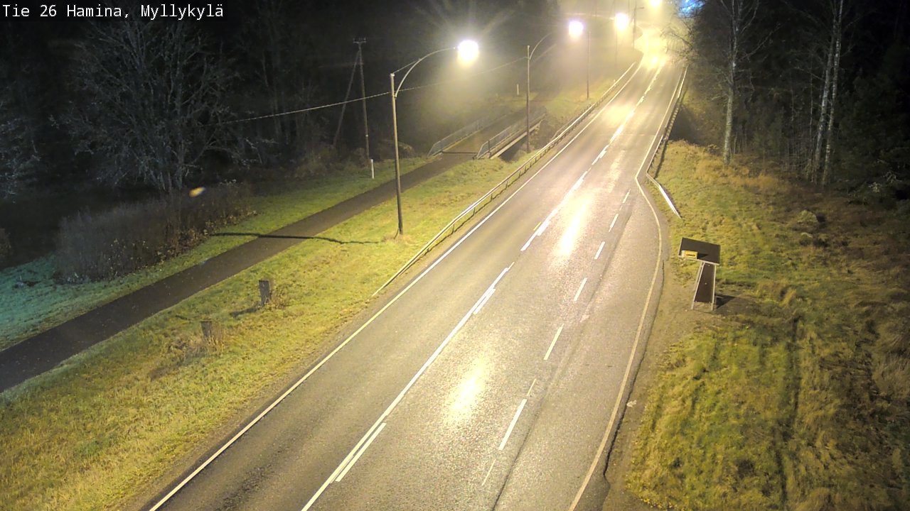 Kelikamerat Kuva Tie 26 Hamina, Myllykylä, Hamina, Kymenlaakso