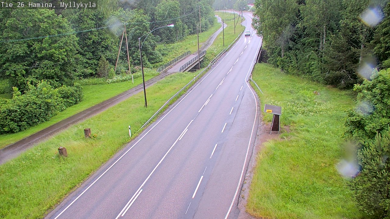 Kelikamerat Kuva Tie 26 Hamina, Myllykylä, Hamina, Kymenlaakso