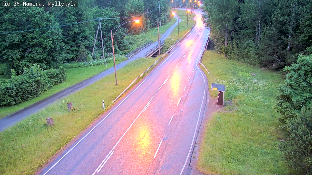 Kelikamerat Kuva Tie 26 Hamina, Myllykylä, Hamina, Kymenlaakso