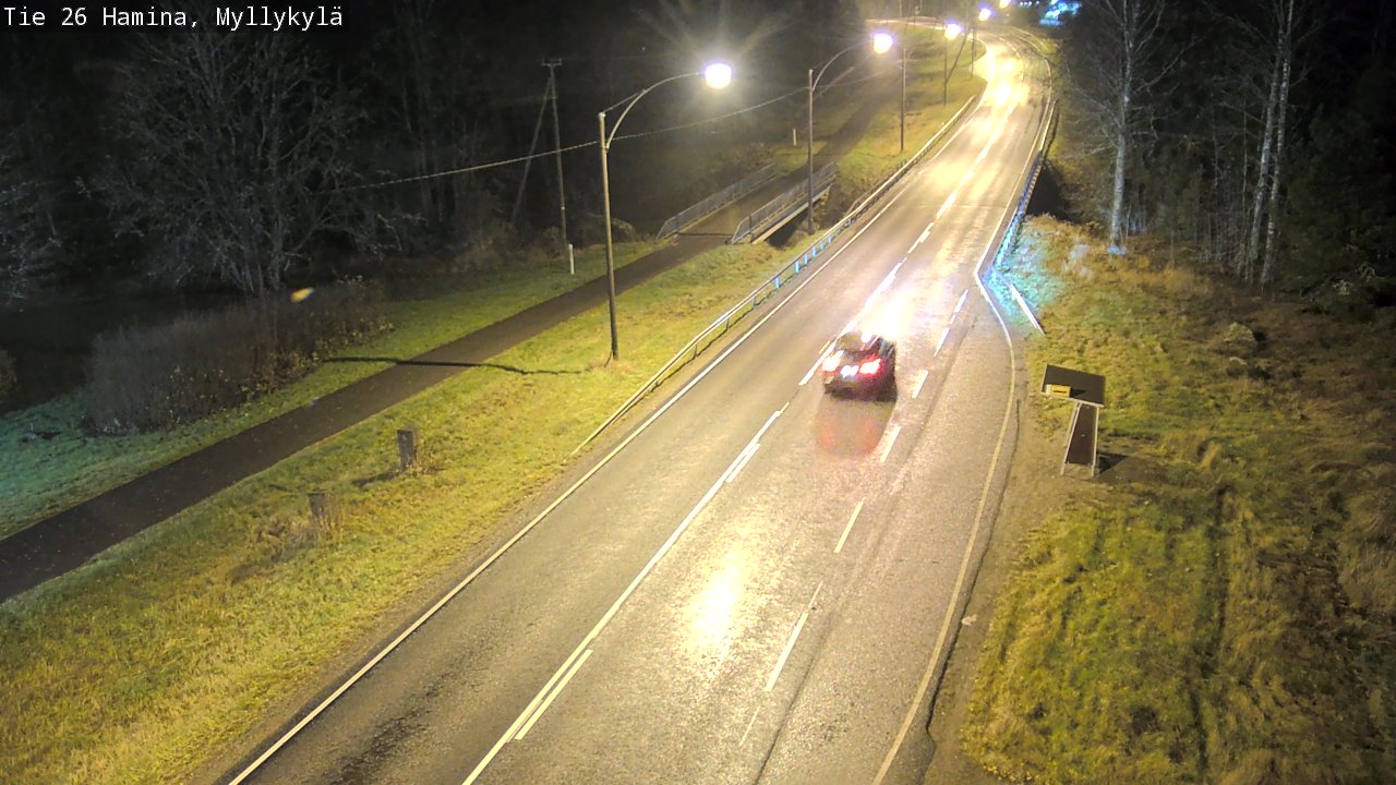 Kelikamerat Kuva Tie 26 Hamina, Myllykylä, Hamina, Kymenlaakso