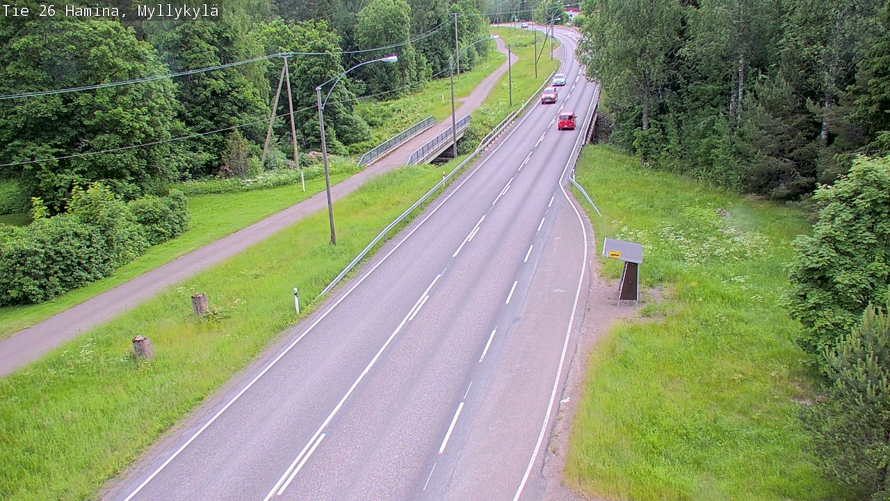Kelikamerat Kuva Tie 26 Hamina, Myllykylä, Hamina, Kymenlaakso