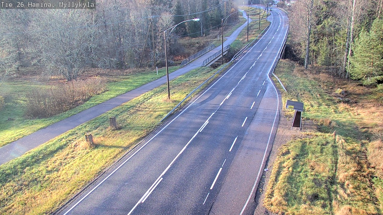 Kelikamerat Kuva Tie 26 Hamina, Myllykylä, Hamina, Kymenlaakso