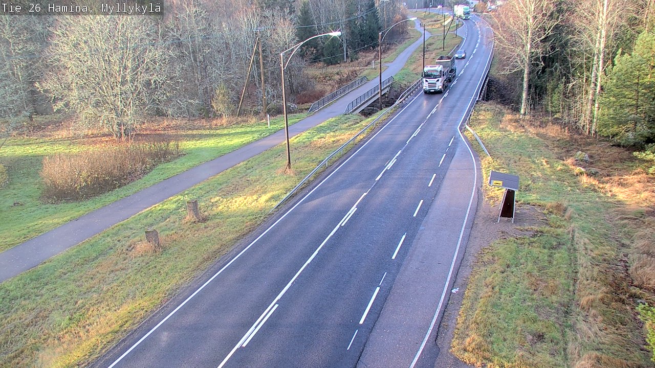 Kelikamerat Kuva Tie 26 Hamina, Myllykylä, Hamina, Kymenlaakso