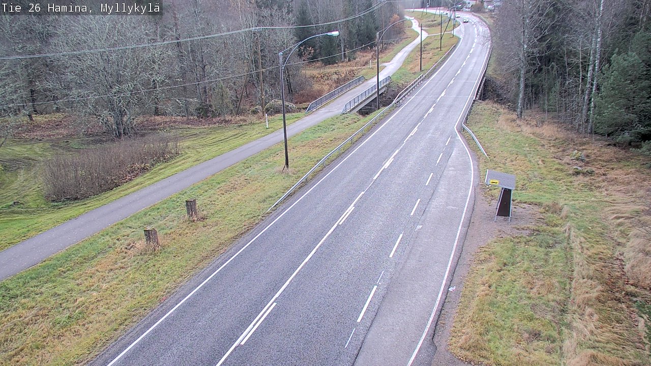 Kelikamerat Kuva Tie 26 Hamina, Myllykylä, Hamina, Kymenlaakso