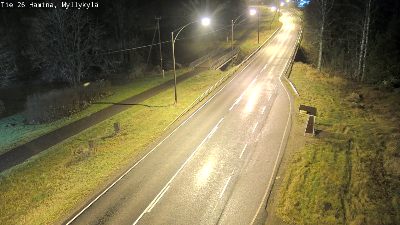 Kelikamerat Kuva Tie 26 Hamina, Myllykylä, Hamina, Kymenlaakso