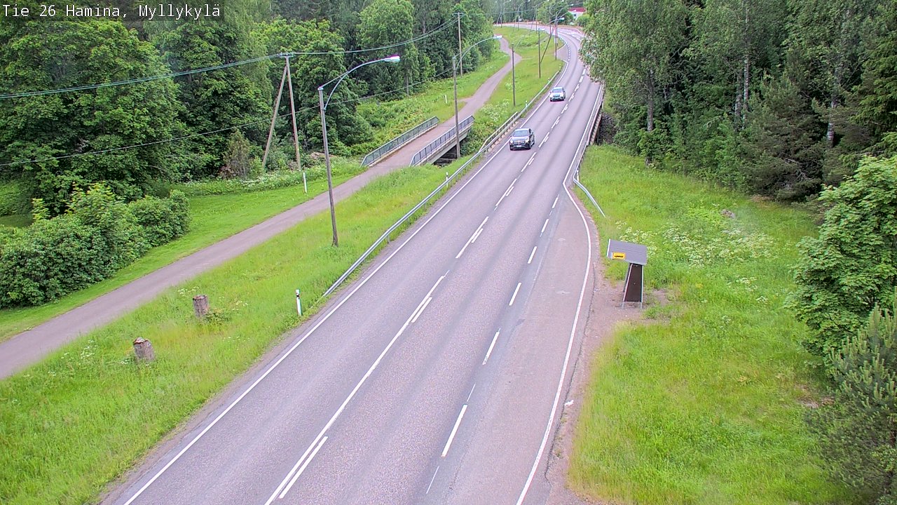 Kelikamerat Kuva Tie 26 Hamina, Myllykylä, Hamina, Kymenlaakso
