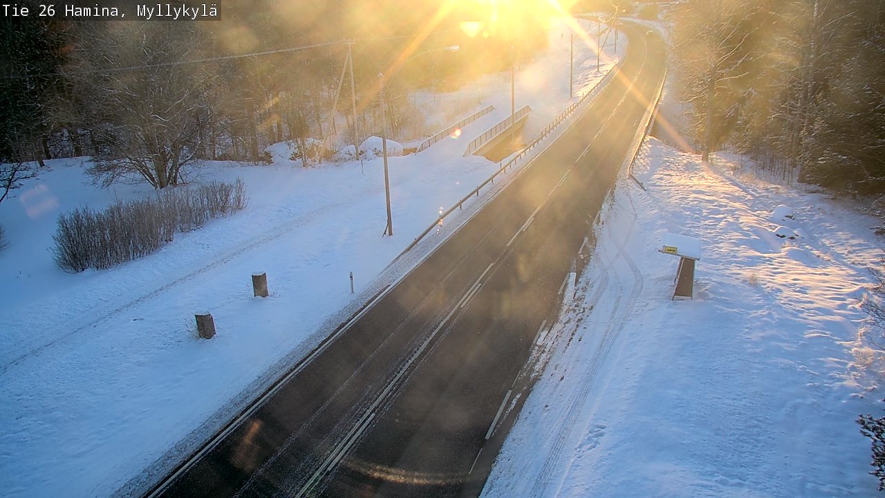 Kelikamerat Kuva Tie 26 Hamina, Myllykylä, Hamina, Kymenlaakso