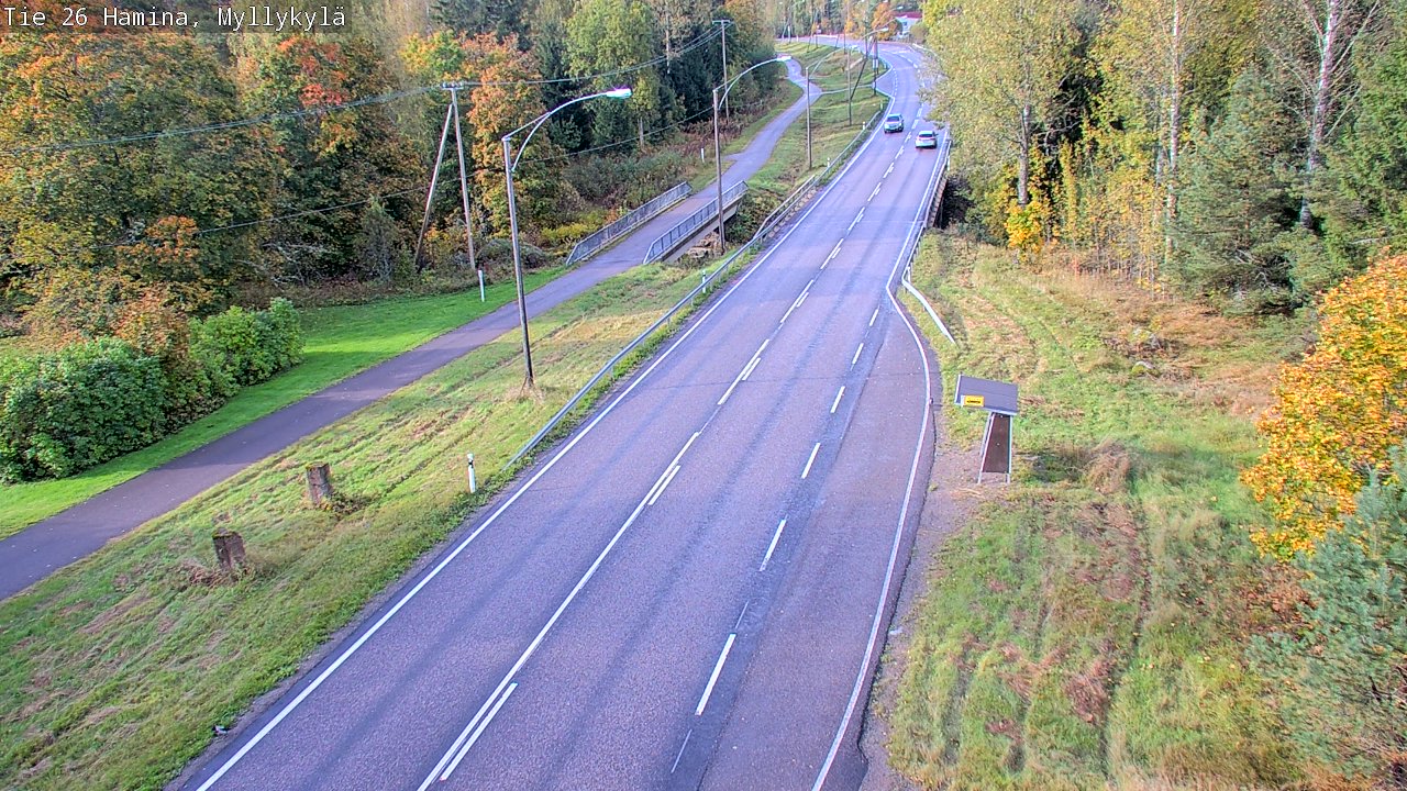Kelikamerat Kuva Tie 26 Hamina, Myllykylä, Hamina, Kymenlaakso