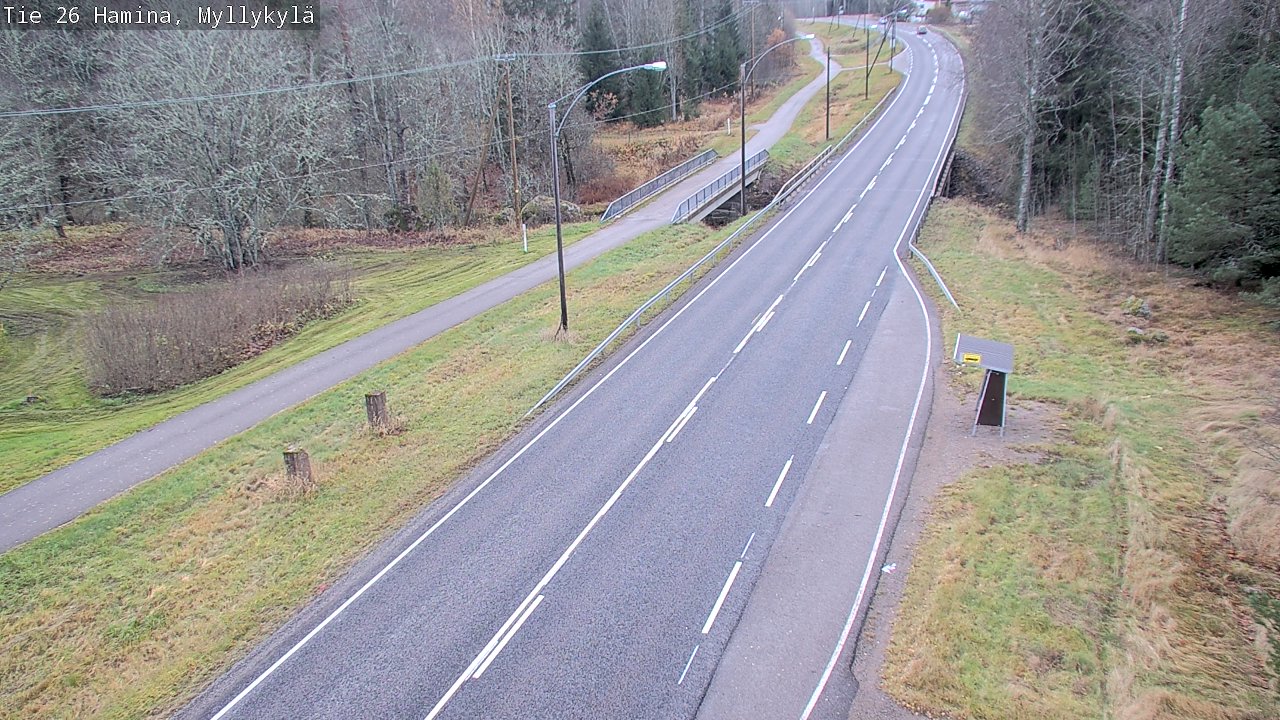 Kelikamerat Kuva Tie 26 Hamina, Myllykylä, Hamina, Kymenlaakso