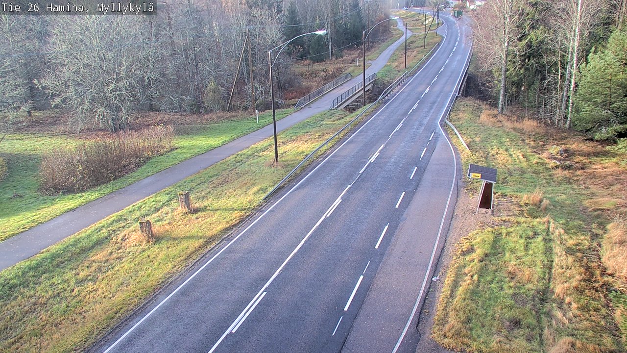 Kelikamerat Kuva Tie 26 Hamina, Myllykylä, Hamina, Kymenlaakso