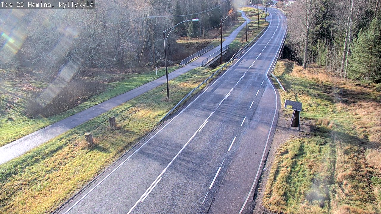 Kelikamerat Kuva Tie 26 Hamina, Myllykylä, Hamina, Kymenlaakso