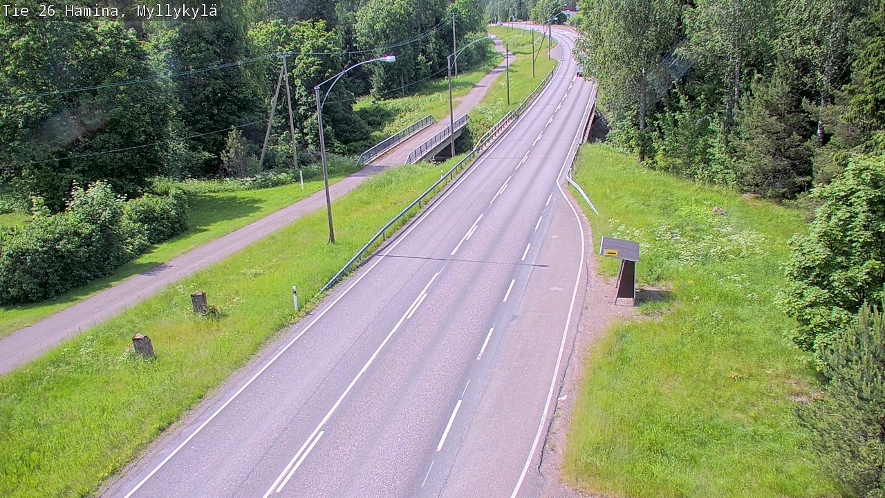 Kelikamerat Kuva Tie 26 Hamina, Myllykylä, Hamina, Kymenlaakso