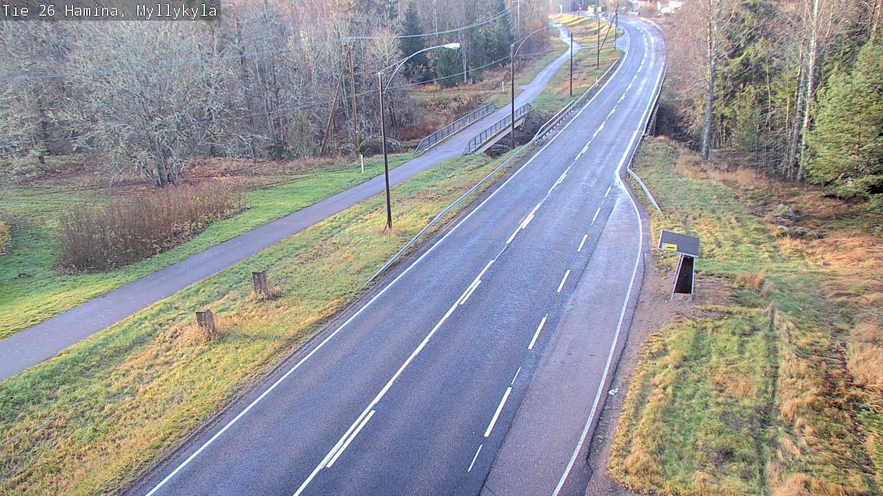 Kelikamerat Kuva Tie 26 Hamina, Myllykylä, Hamina, Kymenlaakso