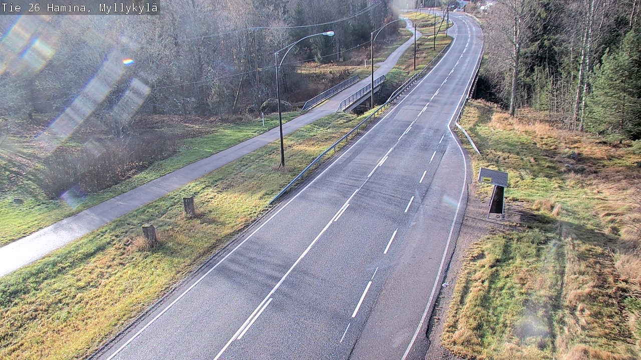 Kelikamerat Kuva Tie 26 Hamina, Myllykylä, Hamina, Kymenlaakso