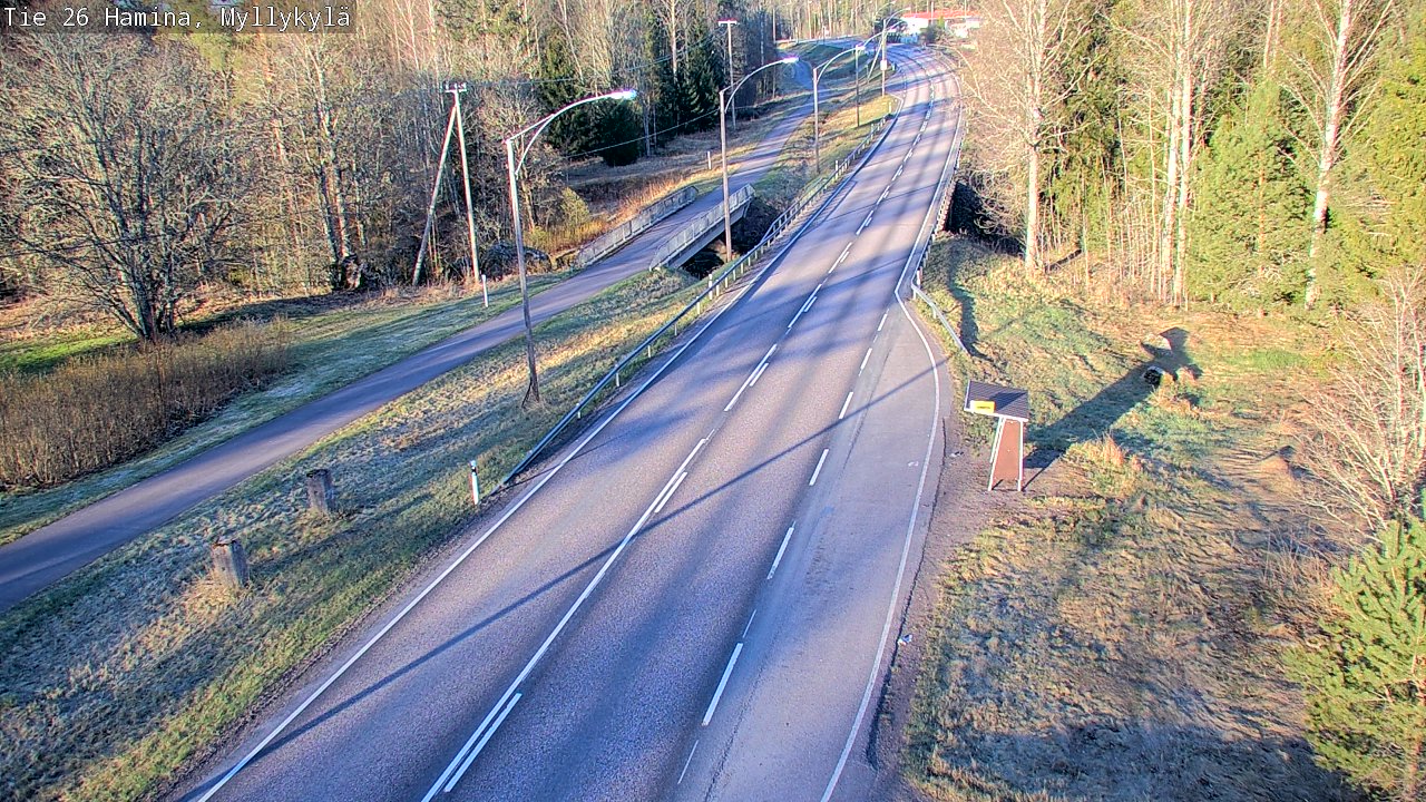 Kelikamerat Kuva Tie 26 Hamina, Myllykylä, Hamina, Kymenlaakso