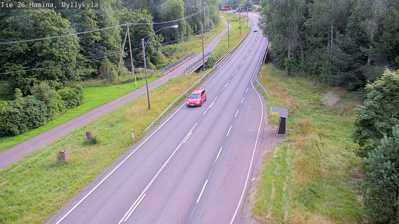 Kelikamerat Kuva Tie 26 Hamina, Myllykylä, Hamina, Kymenlaakso