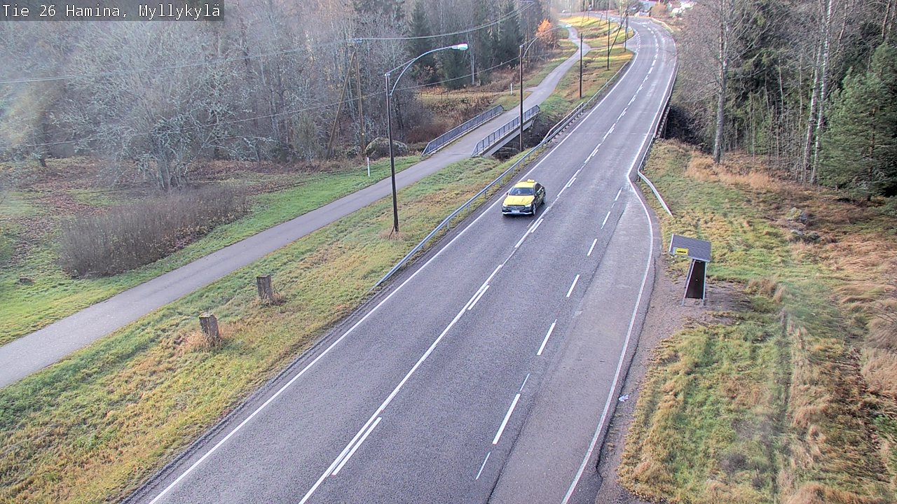 Kelikamerat Kuva Tie 26 Hamina, Myllykylä, Hamina, Kymenlaakso
