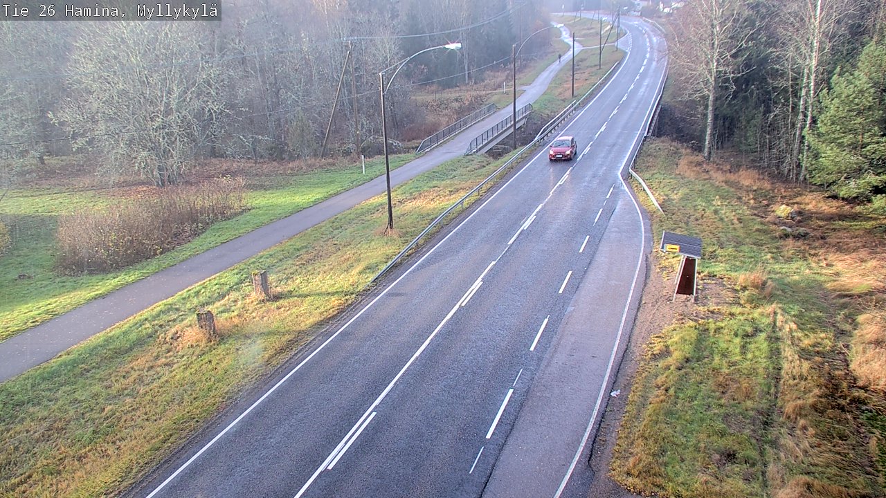 Kelikamerat Kuva Tie 26 Hamina, Myllykylä, Hamina, Kymenlaakso