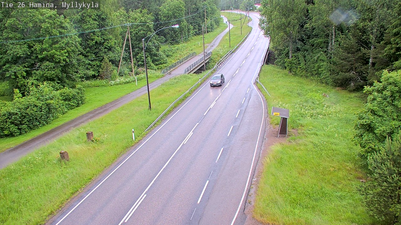 Kelikamerat Kuva Tie 26 Hamina, Myllykylä, Hamina, Kymenlaakso