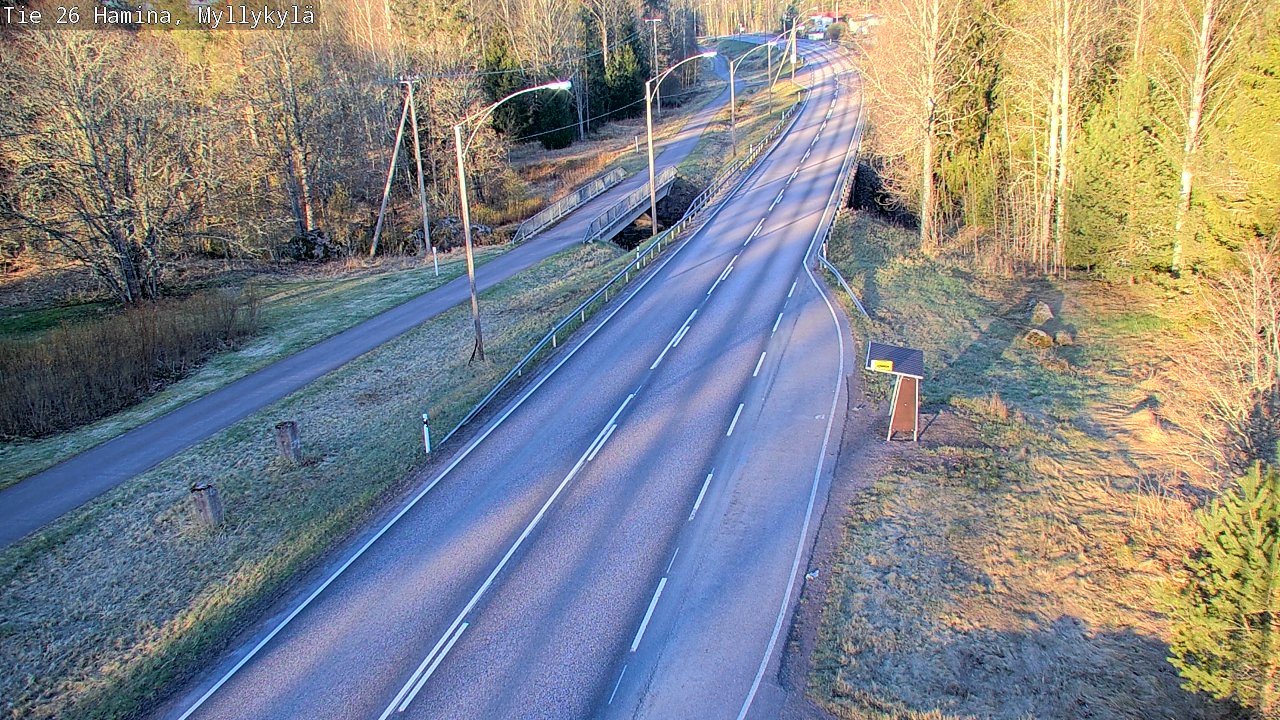 Kelikamerat Kuva Tie 26 Hamina, Myllykylä, Hamina, Kymenlaakso