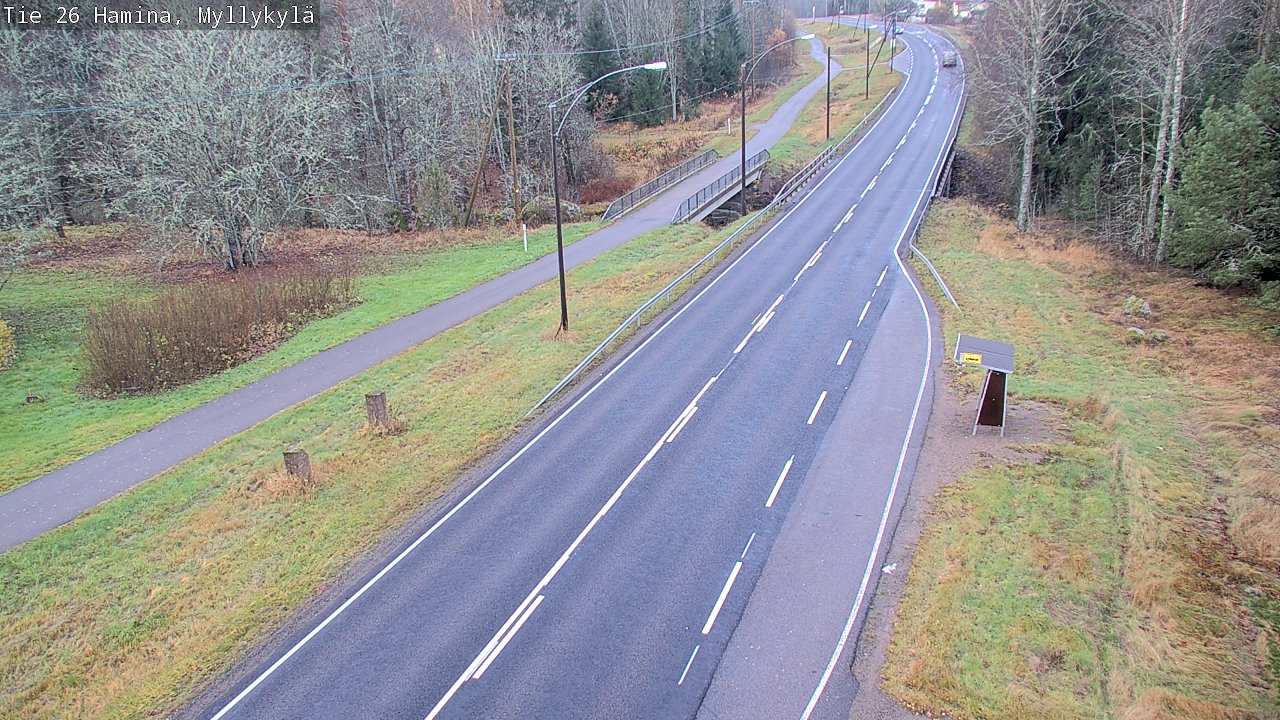Kelikamerat Kuva Tie 26 Hamina, Myllykylä, Hamina, Kymenlaakso
