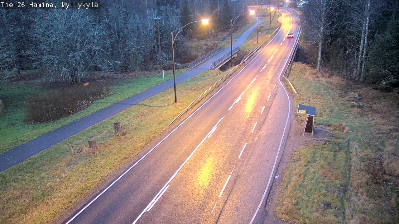 Kelikamerat Kuva Tie 26 Hamina, Myllykylä, Hamina, Kymenlaakso