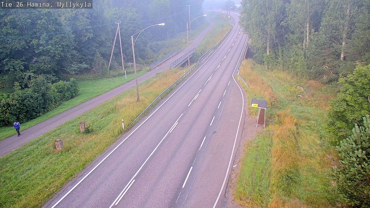Weather Camera Image Road 26 Hamina, Myllykylä, Hamina, Kymenlaakso