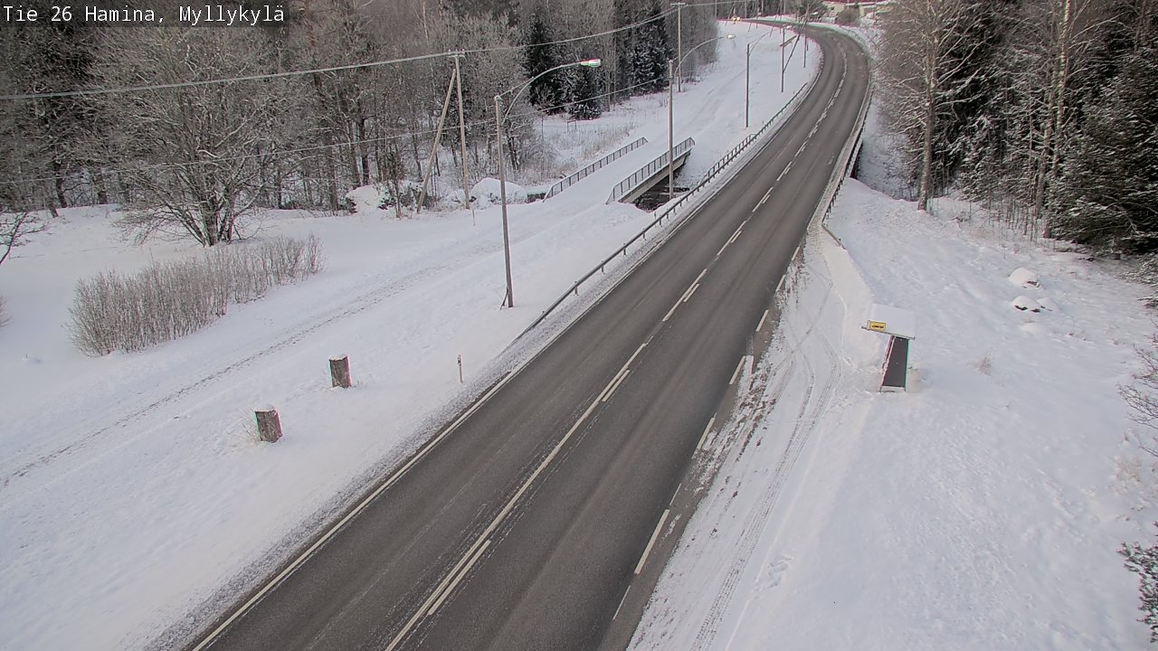 Kelikamerat Kuva Tie 26 Hamina, Myllykylä, Hamina, Kymenlaakso