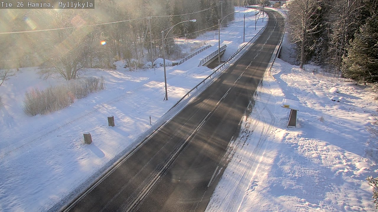 Kelikamerat Kuva Tie 26 Hamina, Myllykylä, Hamina, Kymenlaakso