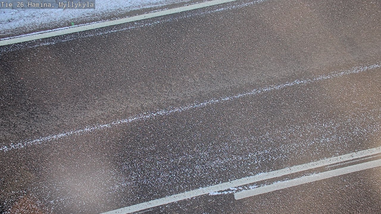 Weather Camera Image Väg 26 Hamina, Myllykylä, Hamina, Kymenlaakso