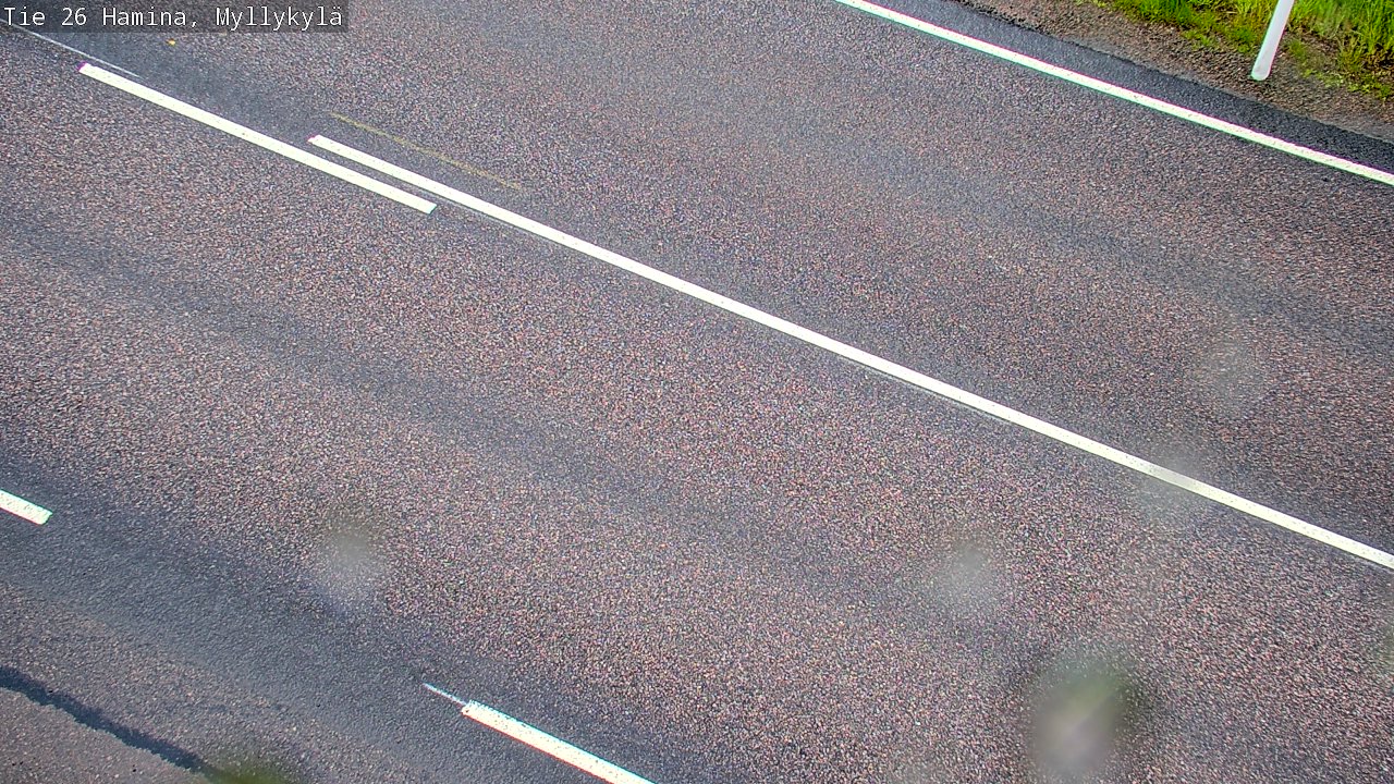 Weather Camera Image Road 26 Hamina, Myllykylä, Hamina, Kymenlaakso