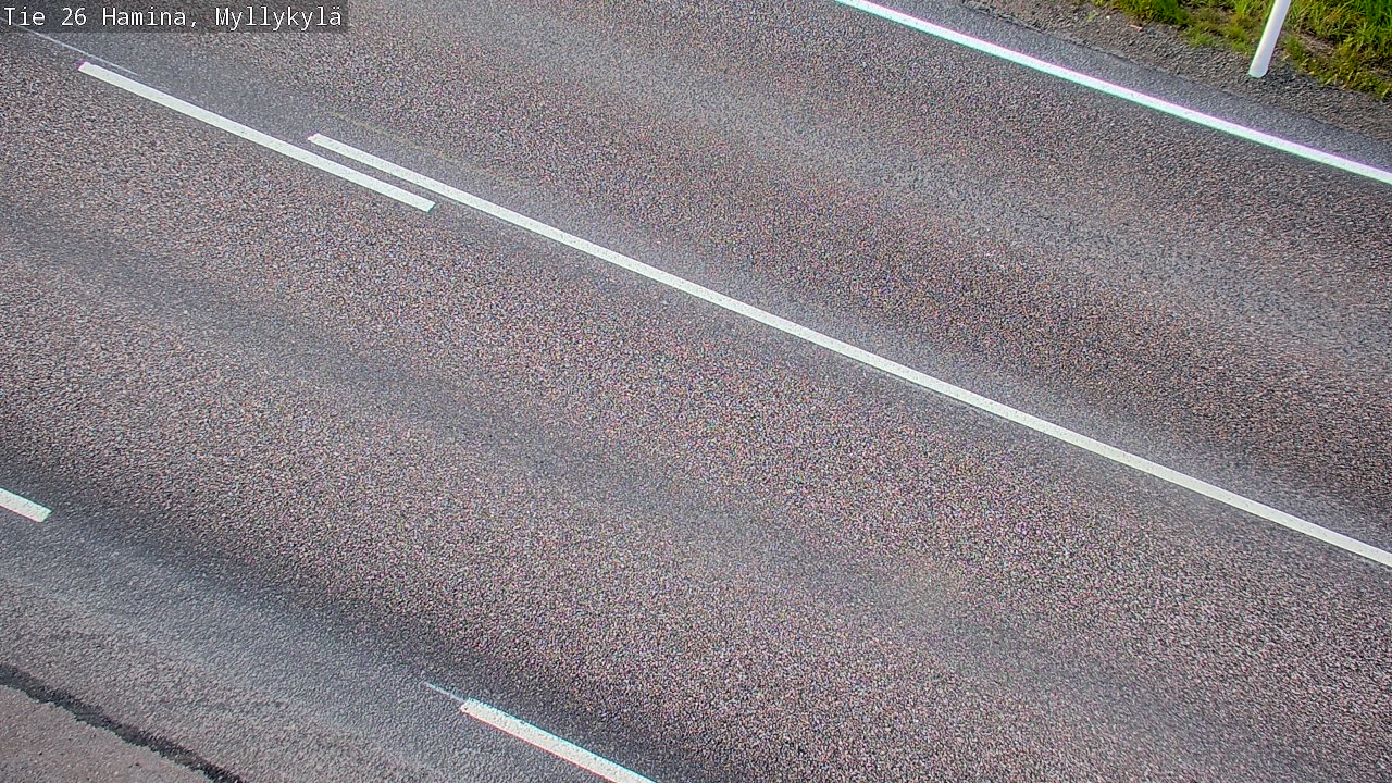 Weather Camera Image Väg 26 Hamina, Myllykylä, Hamina, Kymenlaakso